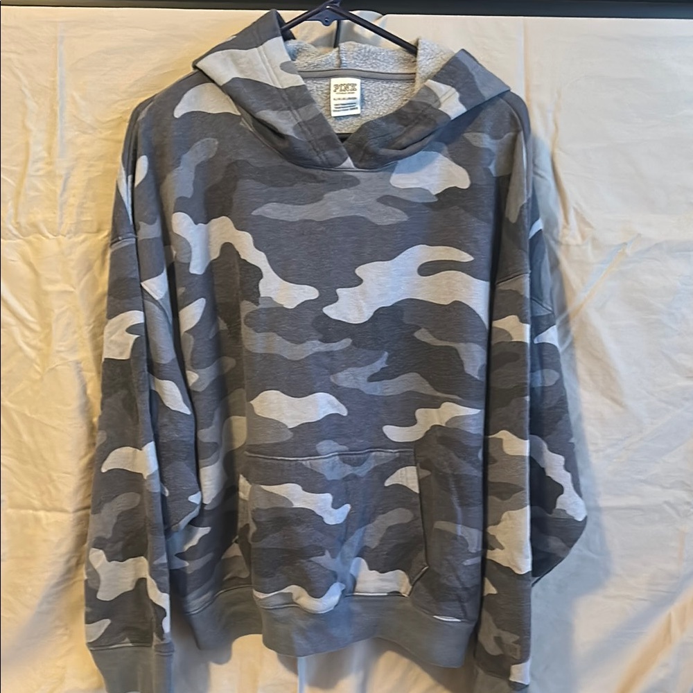 Gray Camo Hoodie PINK hoodie